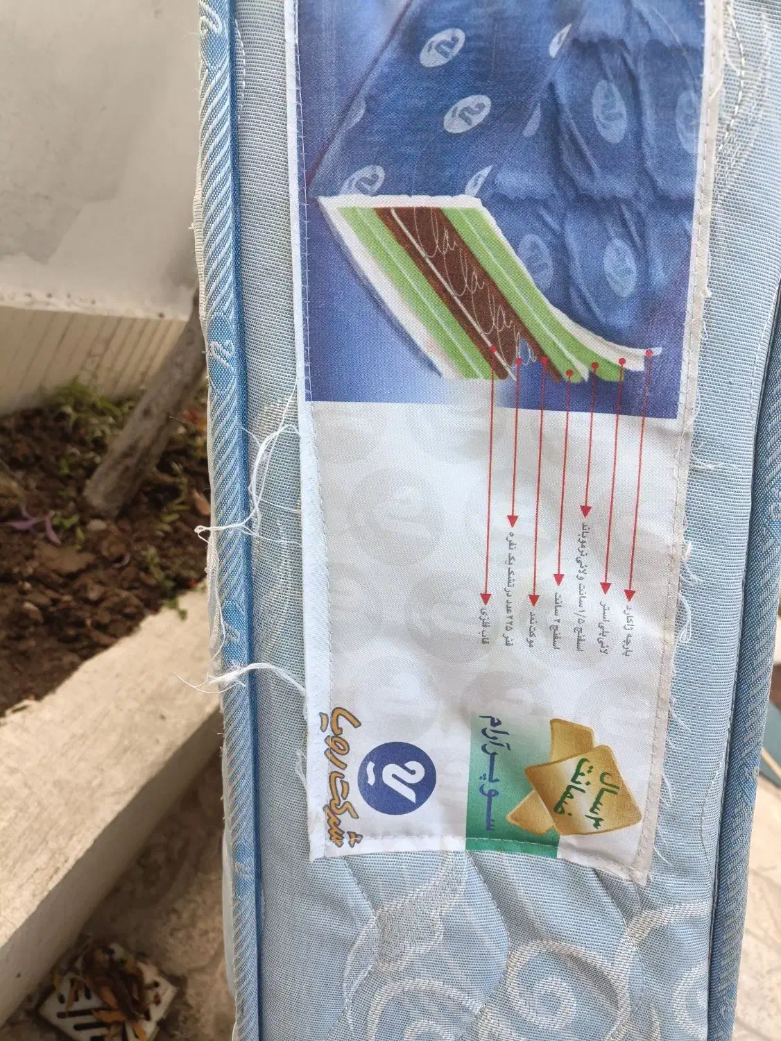 تشک خوشخواب دونفره|تشک تختخواب|گلبهار, شهر جدید گلبهار|دیوار