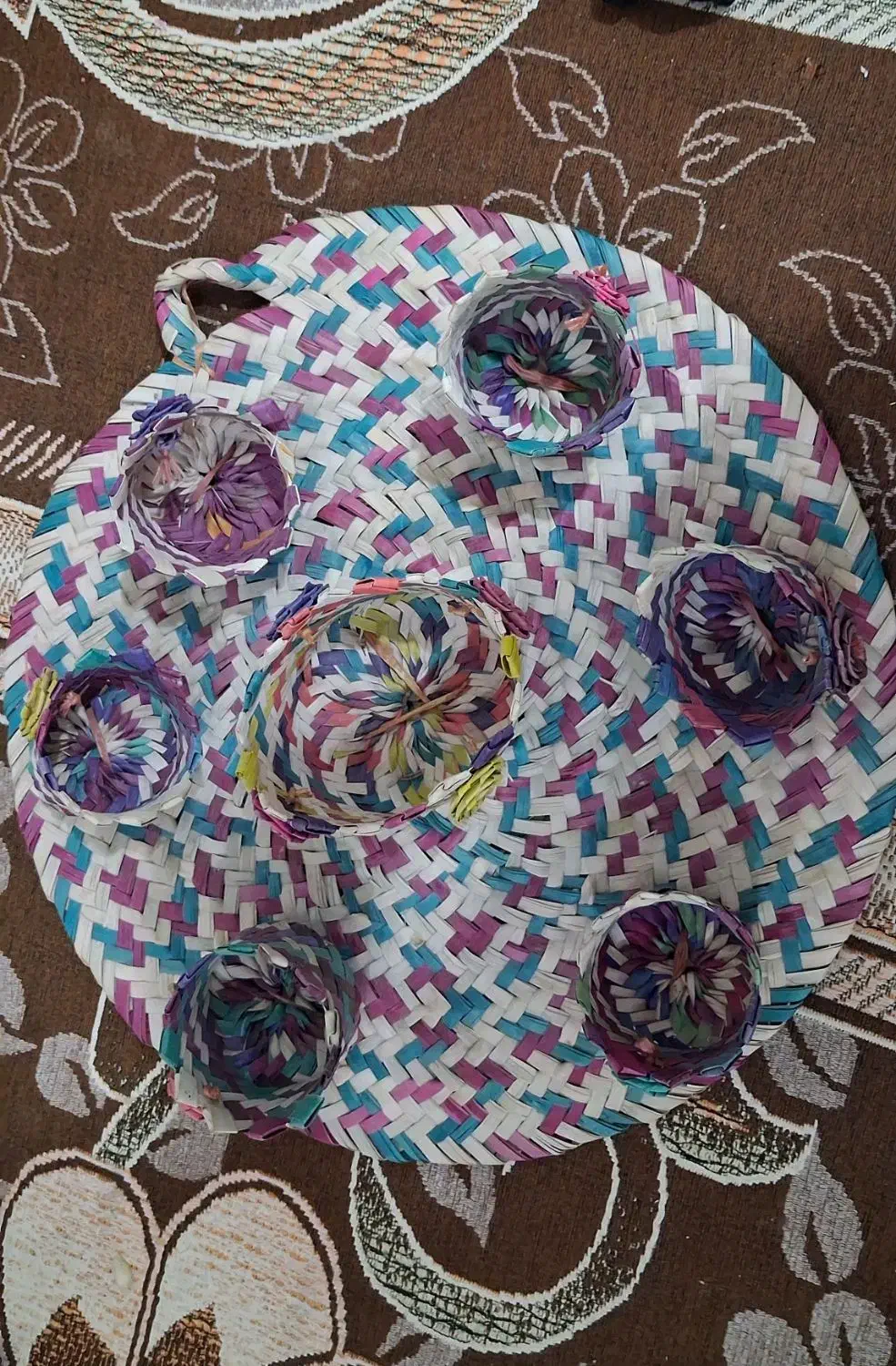 هفت سین حصیری|صنایع دستی و سایر لوازم تزئینی|کارون, |دیوار