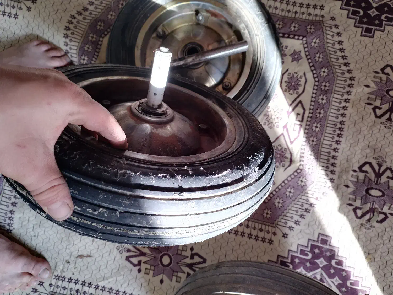 ۶ عدد لاستیک فرغون|ابزارآلات|اردبیل, |دیوار