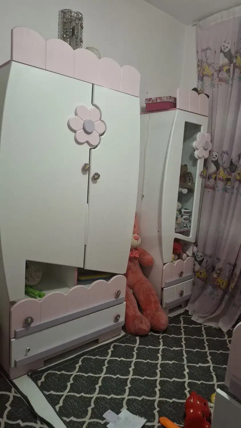 تخت و کمد کودک نوجوان شو|تخت و سرویس خواب|بهارستان, |دیوار