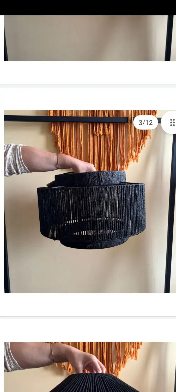 لوسترحصیری رافیا|لوستر و چراغ آویز|بابلسر, |دیوار