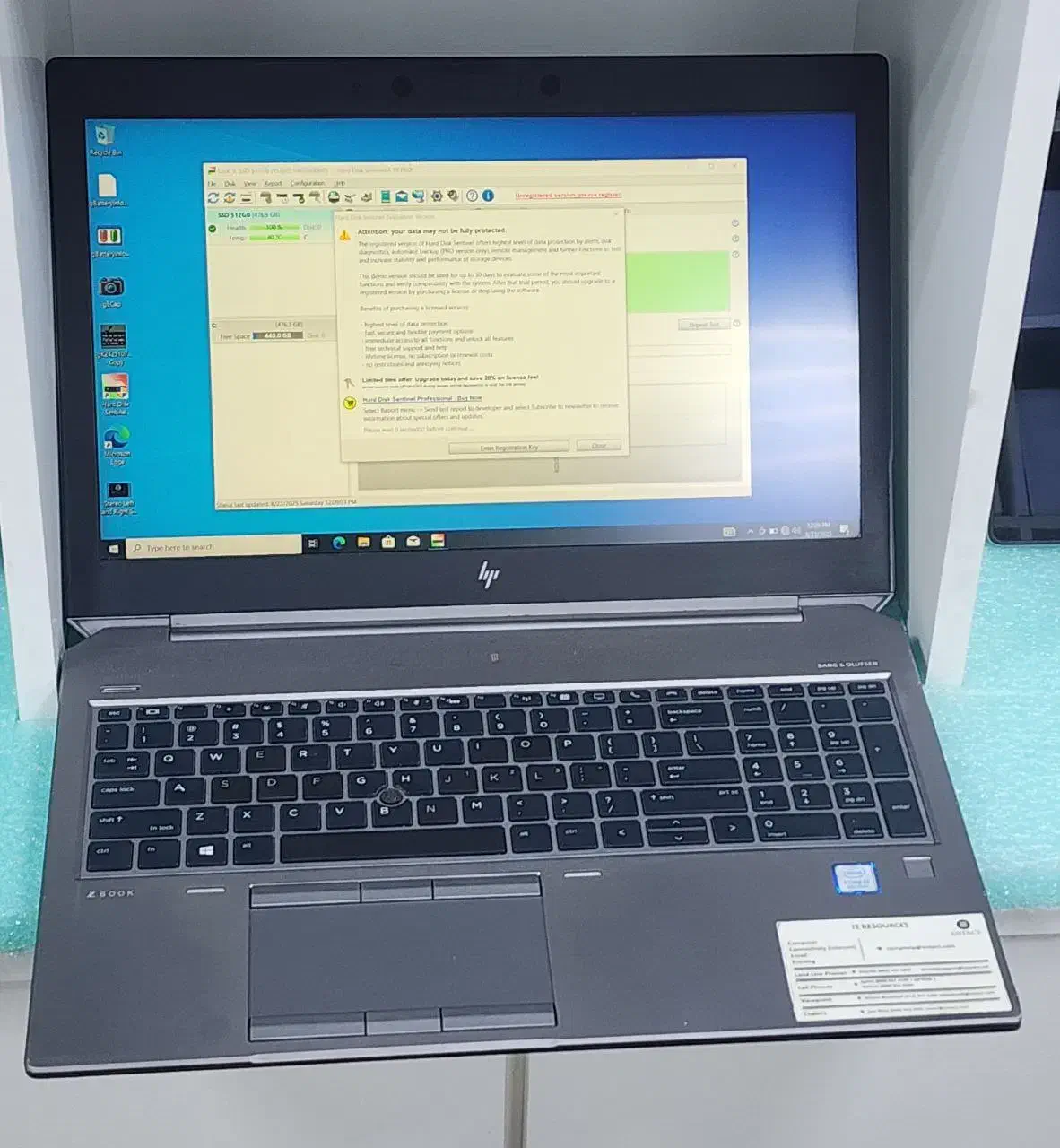 لپ‌تاپ HP ZBook 15 G5 ورک‌استیشن حرفه‌ای|رایانه همراه|قم, صفائیه|دیوار