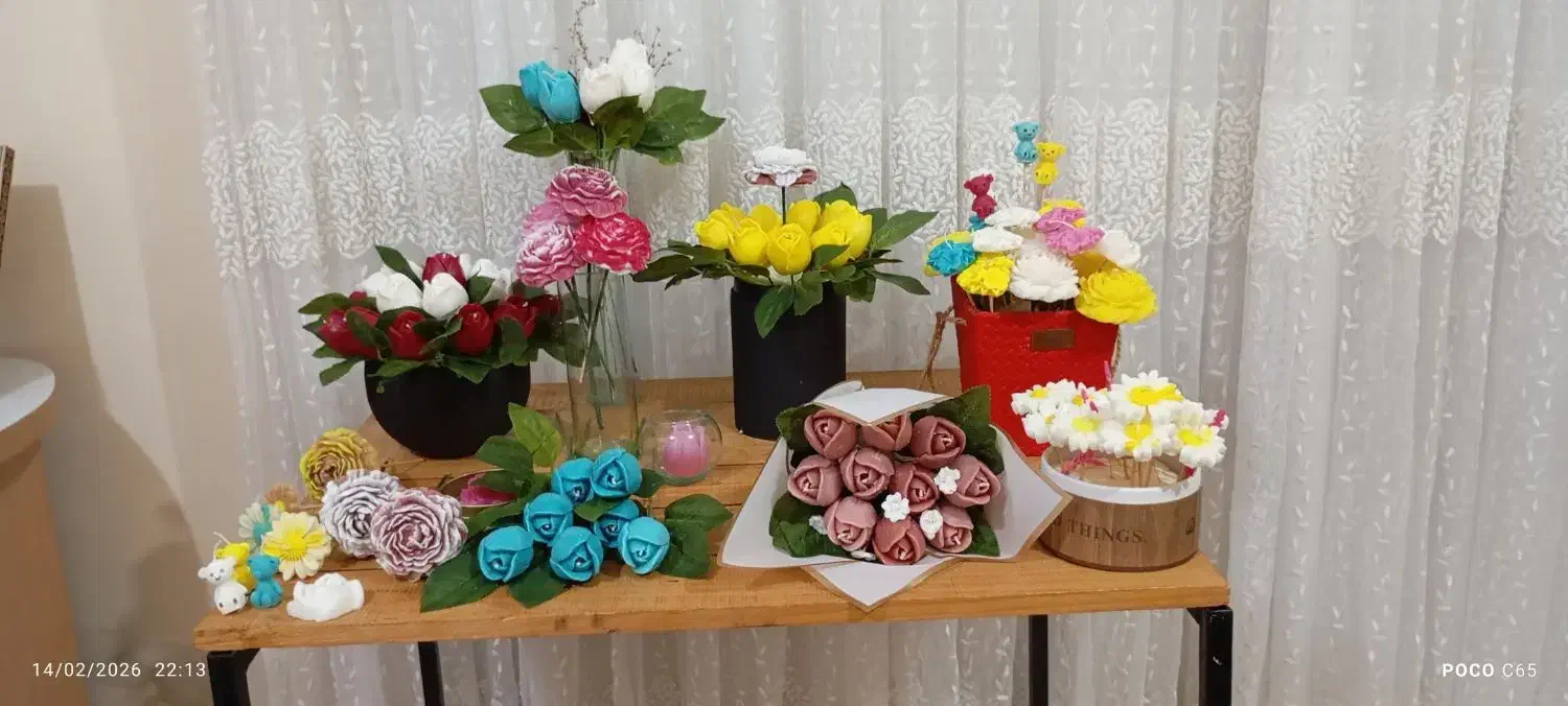 دسته گل|گل مصنوعی|ایذه, |دیوار