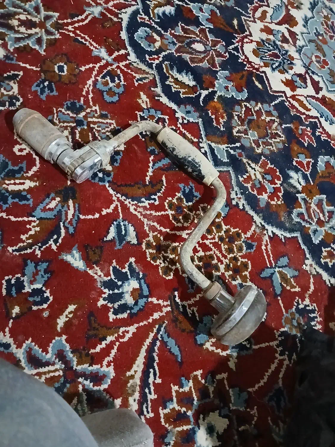 دریل دستی جغجغه دار قدیمی|کلکسیون اشیاء عتیقه|اراک, |دیوار