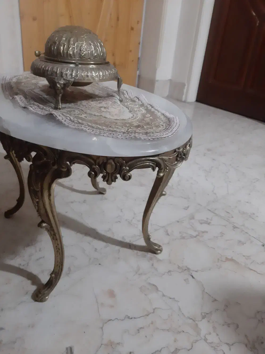 میز عسلی سنگی برنز|مبلمان خانگی و میز عسلی|تهران, سعادت‌آباد|دیوار