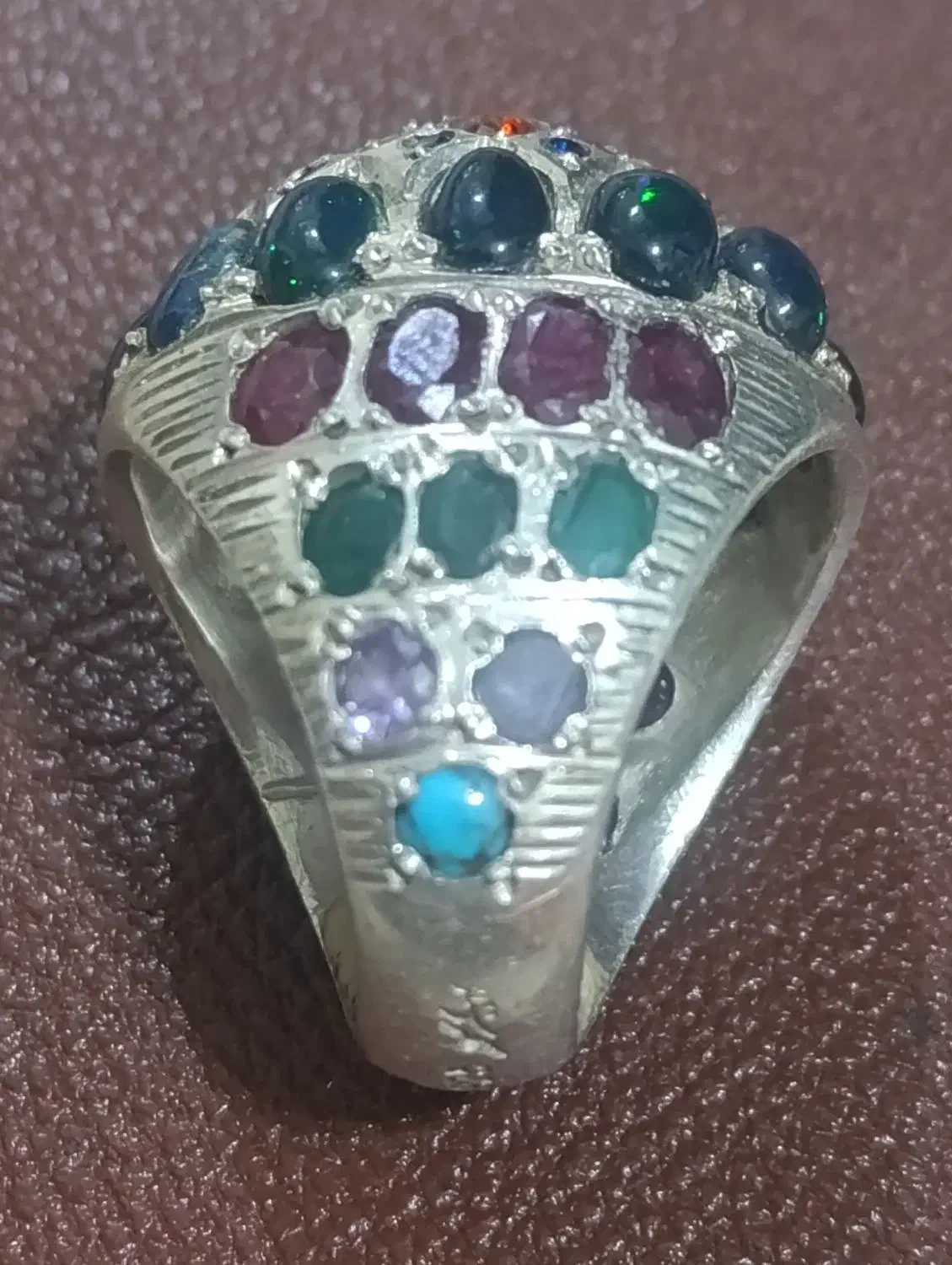 انگشتر موزونایت اوپال یاقوت زمرد فیروزه|جواهرات|کرج, گوهردشت|دیوار