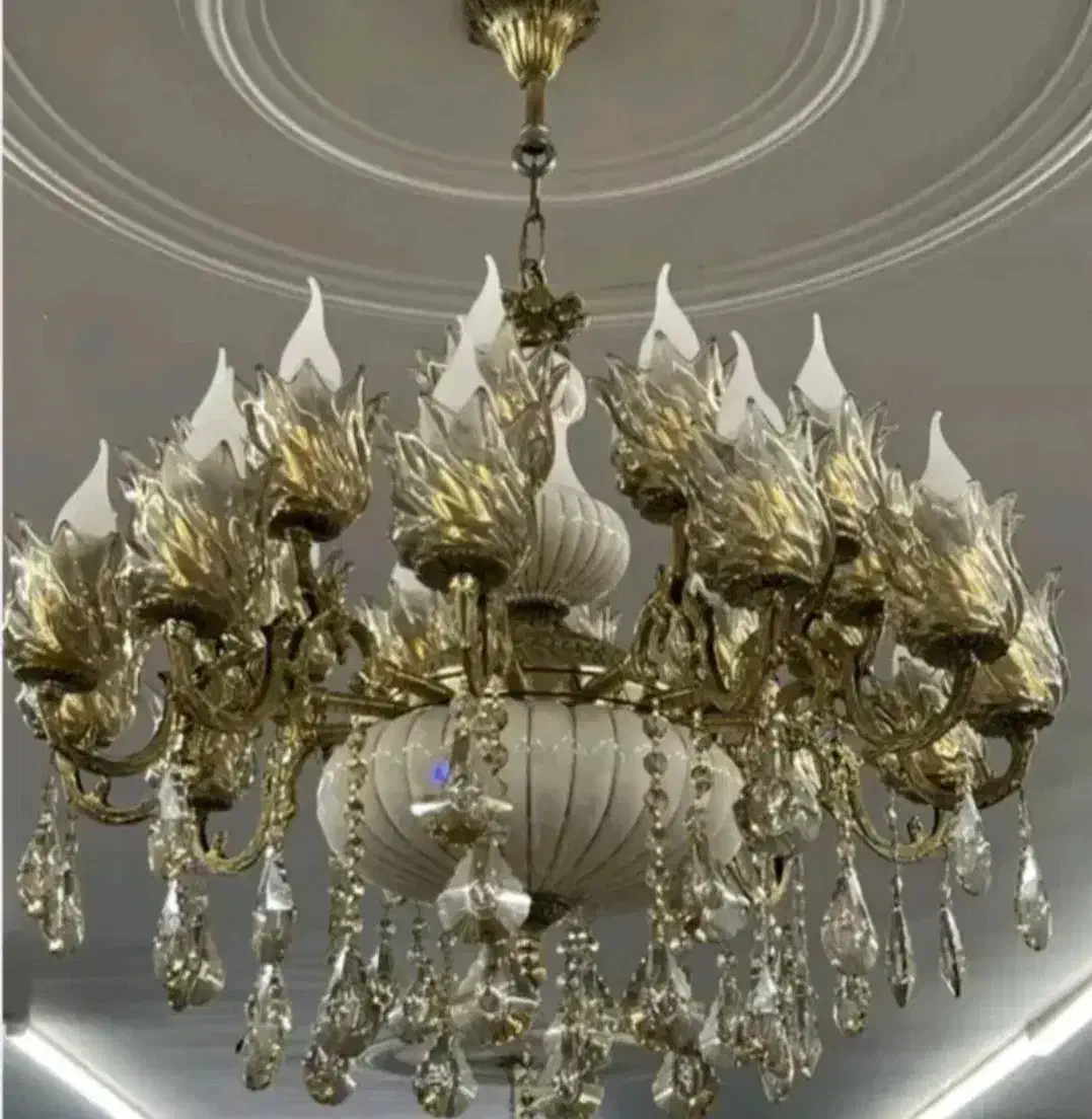 لوستربرنزی  مارک سرامیک شهیدی اصل نه سفال یا کوزه|لوستر و چراغ آویز|کرمانشاه, |دیوار