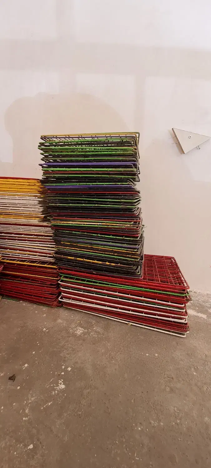 قفسه توری فلزی|کتابخانه، شلف، قفسههای دیواری|نقده, |دیوار