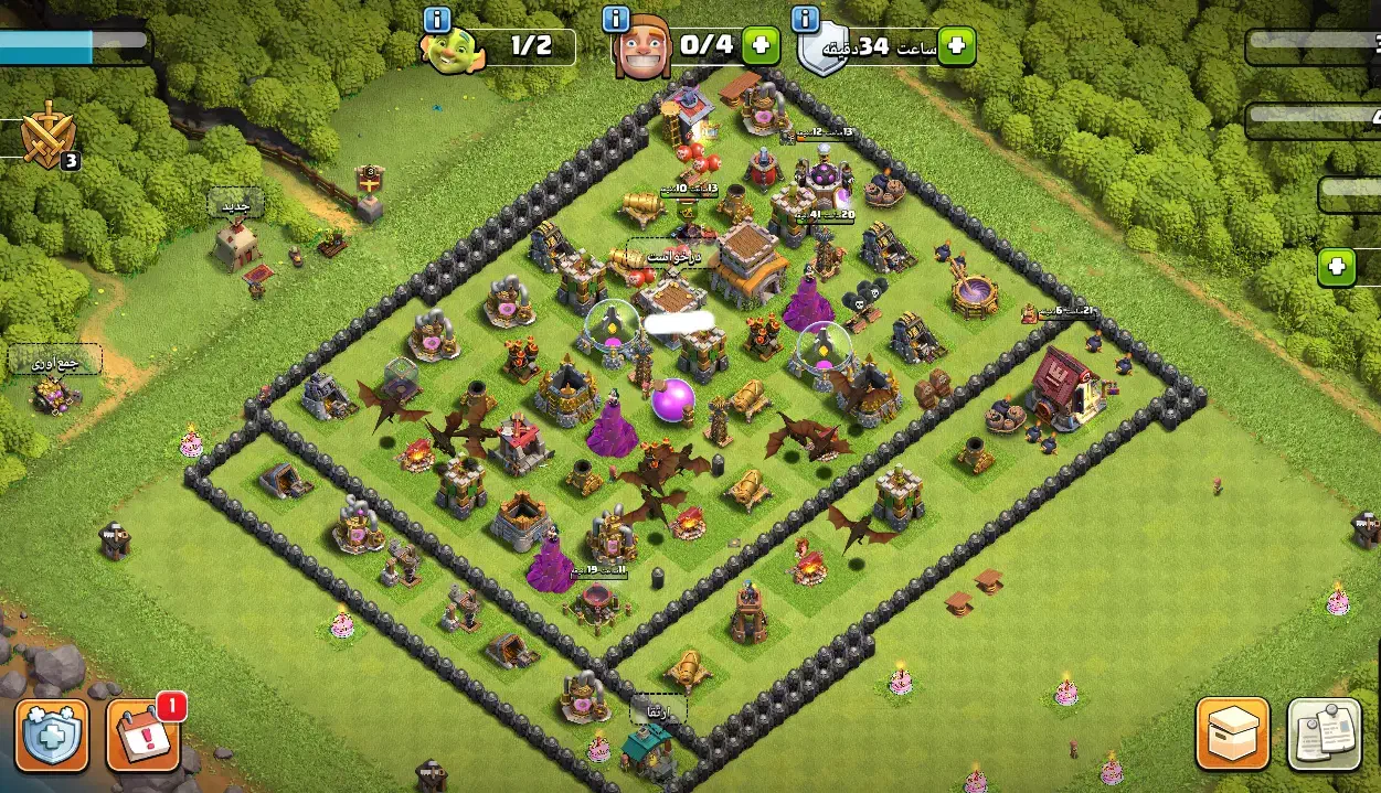 کلش آف کلنز تان 8|کنسول، بازی ویدئویی و آنلاین|یزد, |دیوار