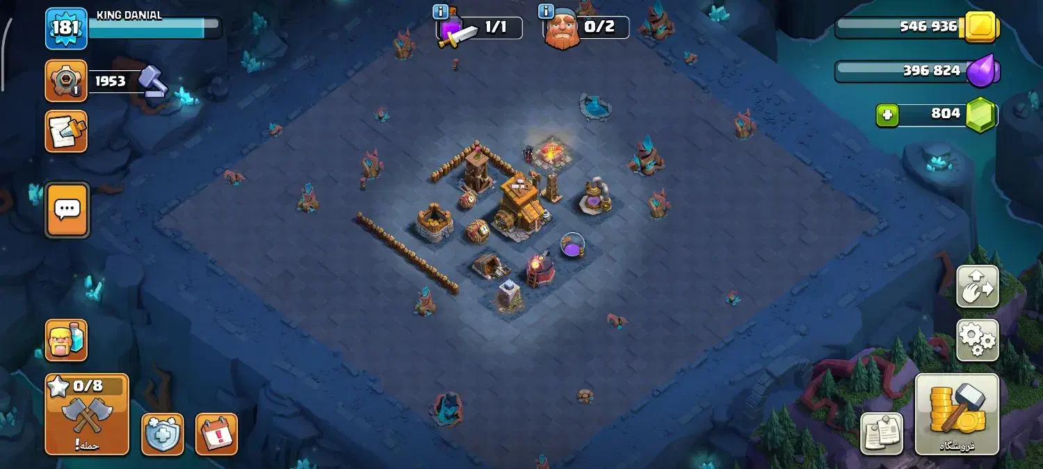 اکانت کلش تاون14 لول 181|کنسول، بازی ویدئویی و آنلاین|میبد, |دیوار