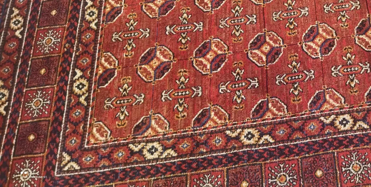 یک جفت فرش طرح گلیمی|فرش|تربت‌حیدریه, کاشانی|دیوار