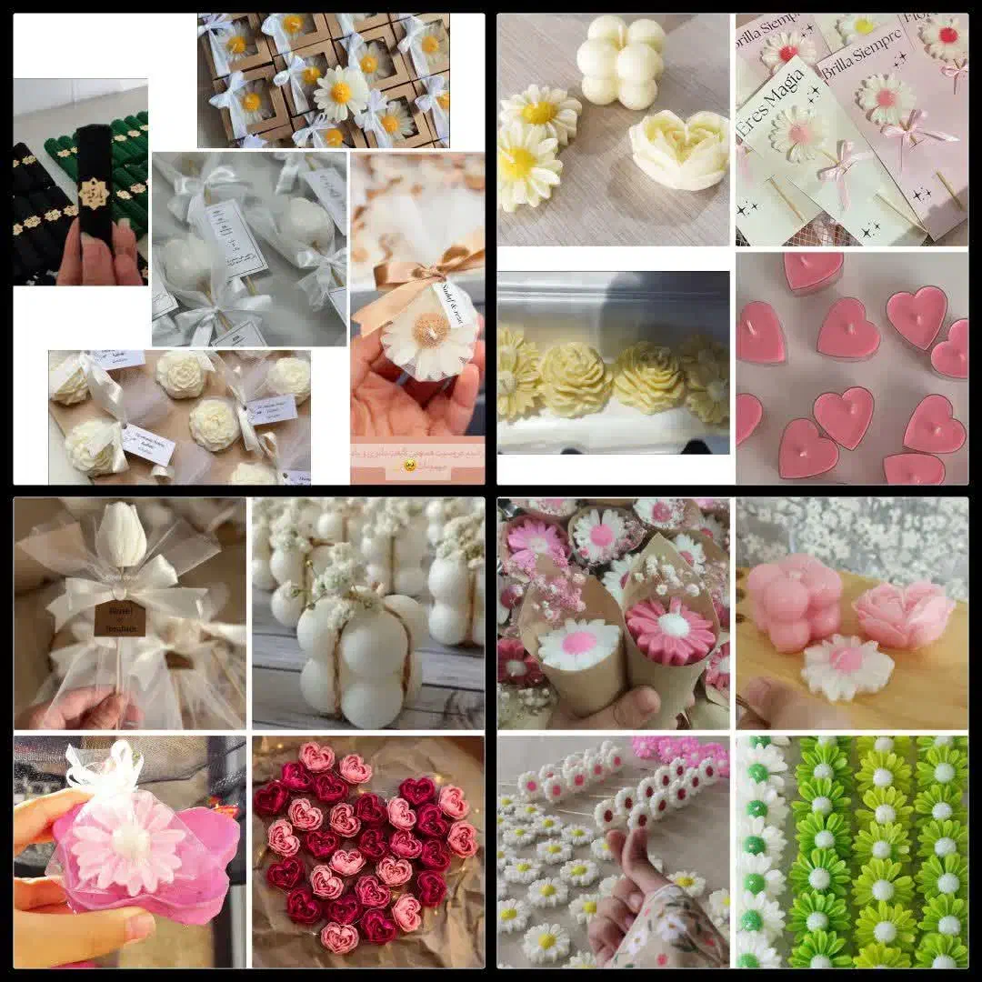 شمع های استوانه ای و گیفت های مناسبتی|صنایع دستی و سایر لوازم تزئینی|قم, عمار یاسر|دیوار