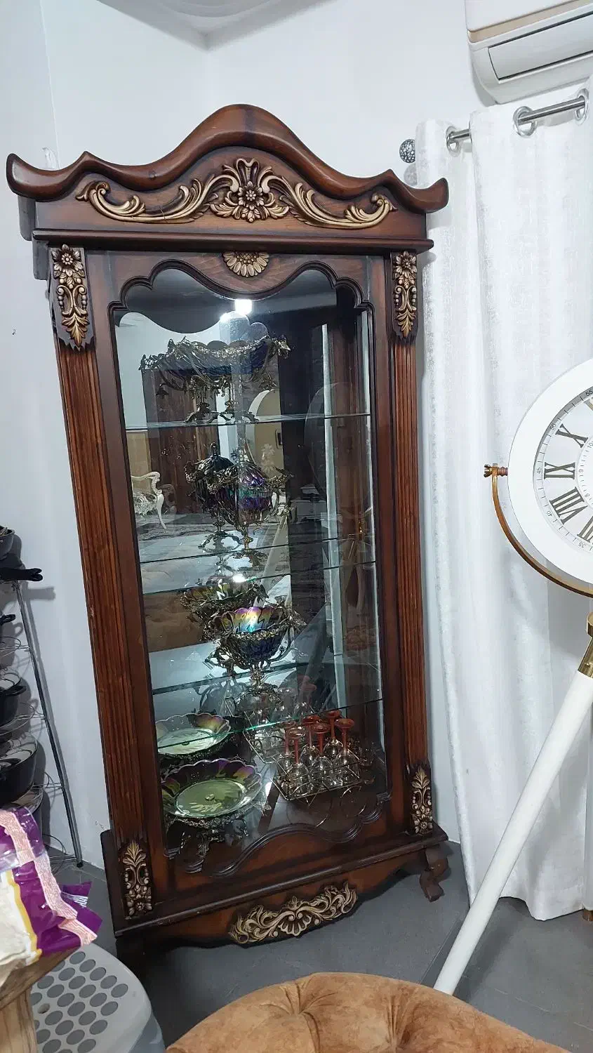 بوفه تمام چوب راش|بوفه، ویترین، کنسول|ایزدشهر, |دیوار