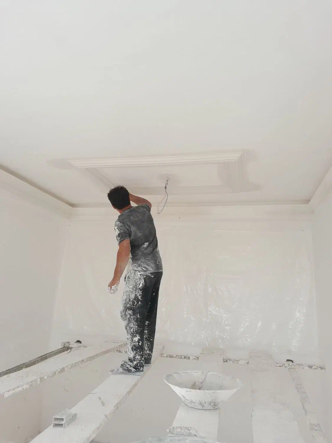 گچ کاری و گچ بری|خدمات پیشه و مهارت|آبیک, |دیوار