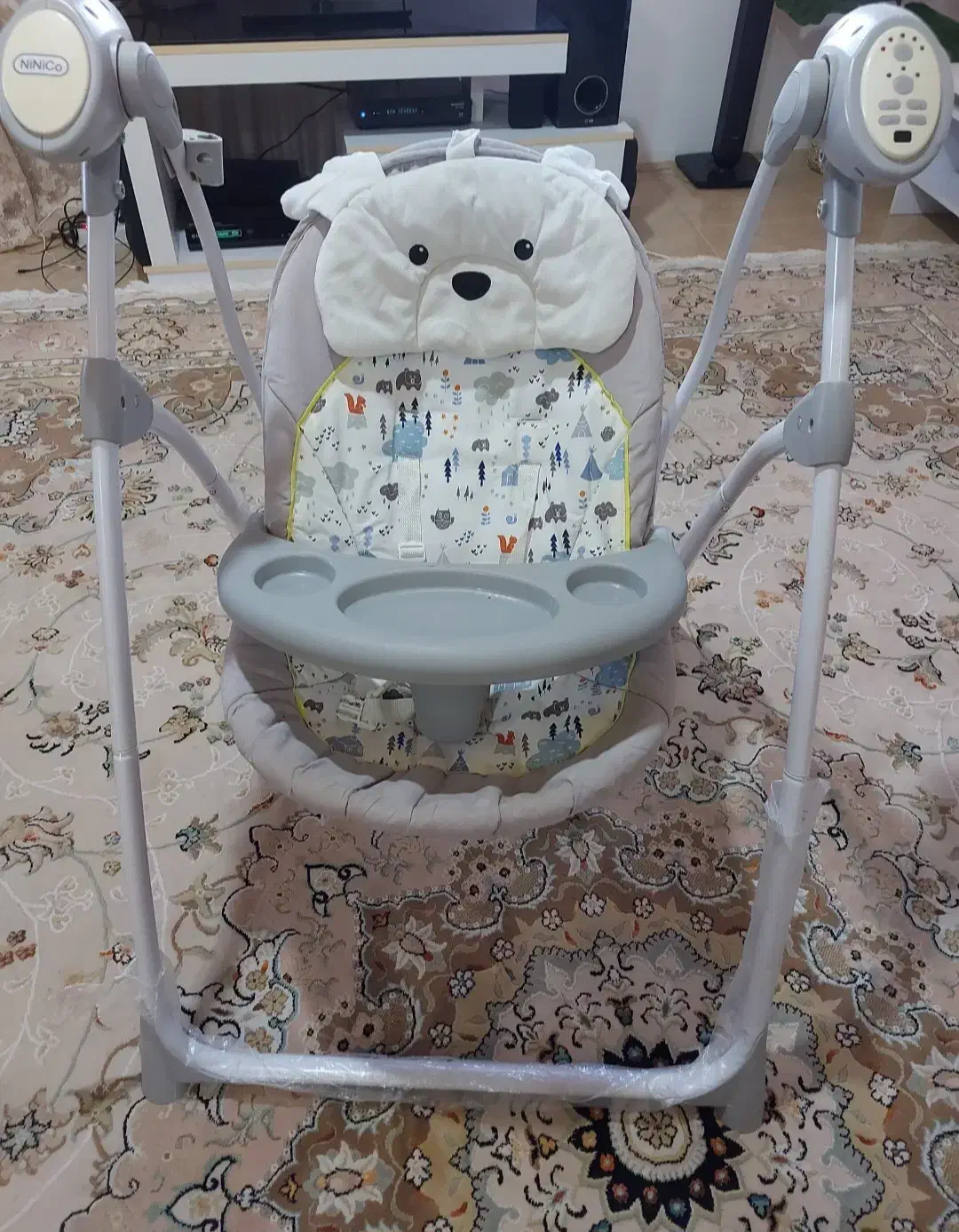 فروش نی نی تاب برقی|اسباب و اثاث بچه|کلارآباد, |دیوار