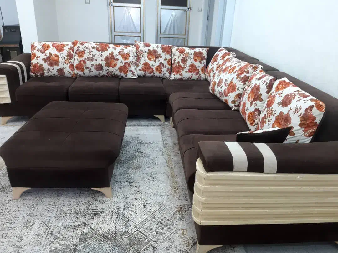 مبل راحتی ۷ نفر|مبلمان خانگی و میز عسلی|دوگنبدان, |دیوار