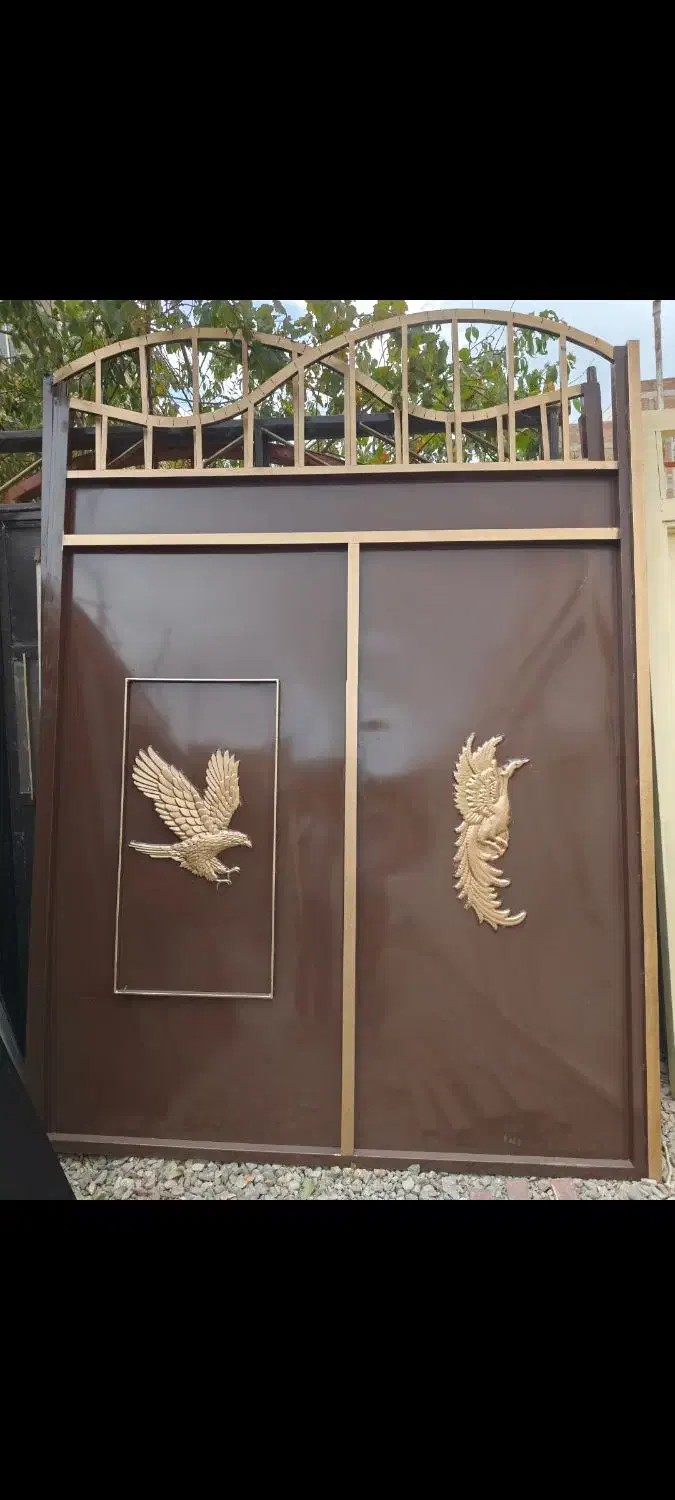 درب دروازه سنگین آهنی نو|مصالح و تجهیزات ساختمان|میاندوآب, |دیوار