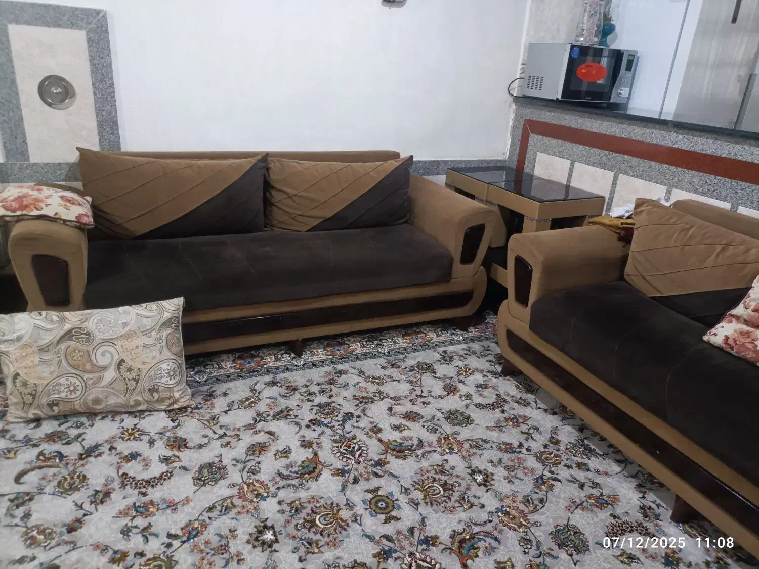 مبل خانگی 8نفره|مبلمان خانگی و میز عسلی|پیرانشهر, |دیوار