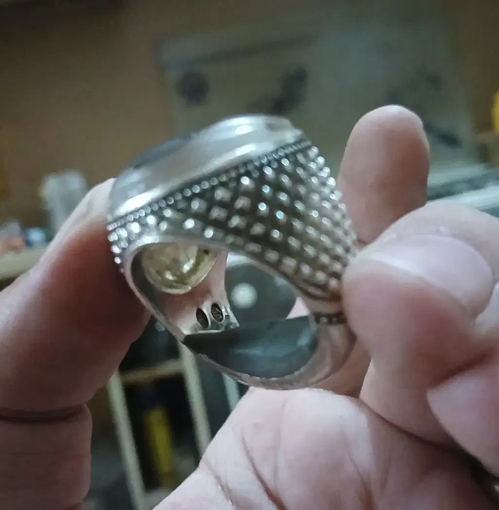 انگشتر شجر درشت و سنگین ۳۵گرم دست ساز|جواهرات|ورامین, شهرک مدرس|دیوار