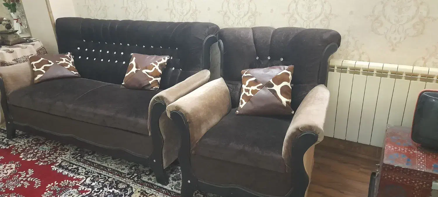 مبلمان ۷نفره|مبلمان خانگی و میز عسلی|محمدیه-قزوین, |دیوار