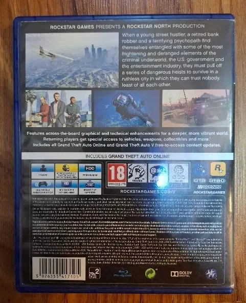 disk GTA V(PS4)|کنسول، بازی ویدئویی و آنلاین|تهران, اباذر|دیوار