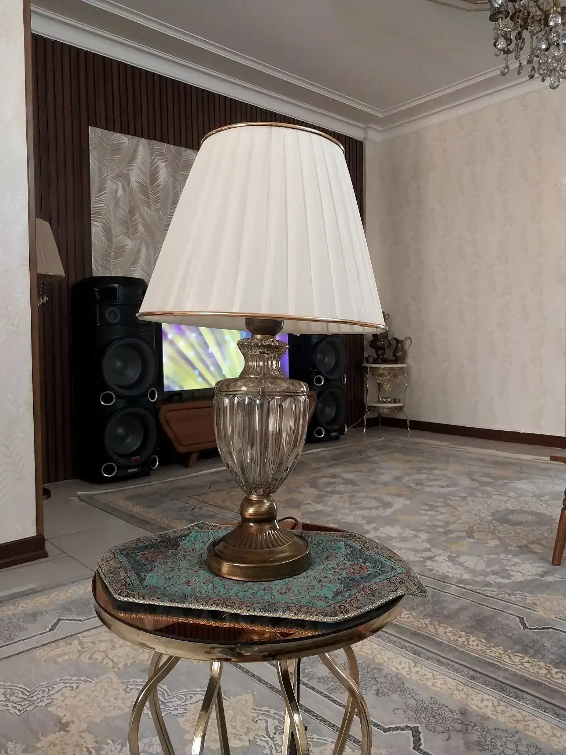 آباژور رومیزی|چراغ خواب و آباژور|بهارستان, |دیوار