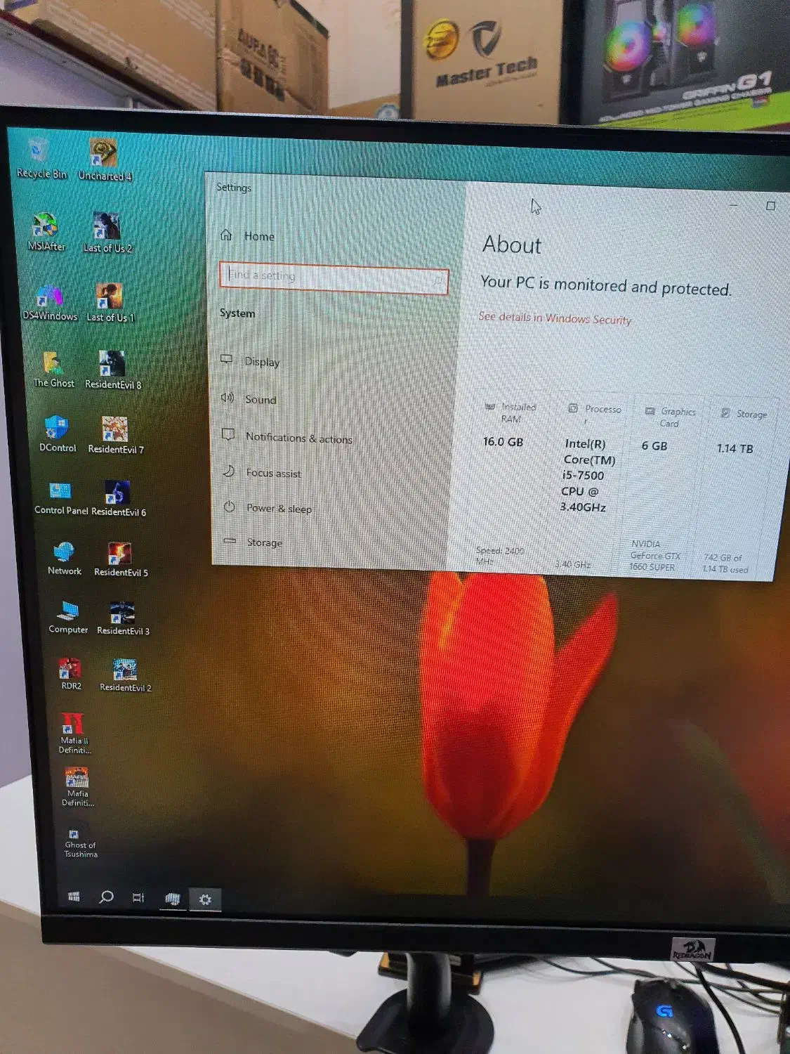 کیس کامپیوتر گیمینگ|رایانه رومیزی|بروجرد, |دیوار