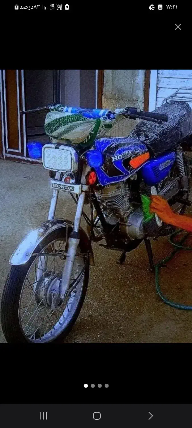 موتورهندامزایده تروتمیزوبدون کوچک ترین عیب وایراد|موتورسیکلت|چاراویماق, |دیوار