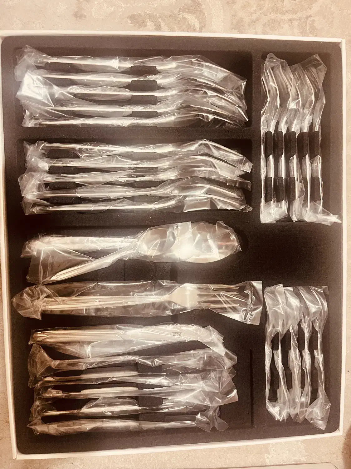 سرویس قاشق و چنگال 30 پارچه ناب استیل|ظروف سرو و پذیرایی|تهران, درکه|دیوار