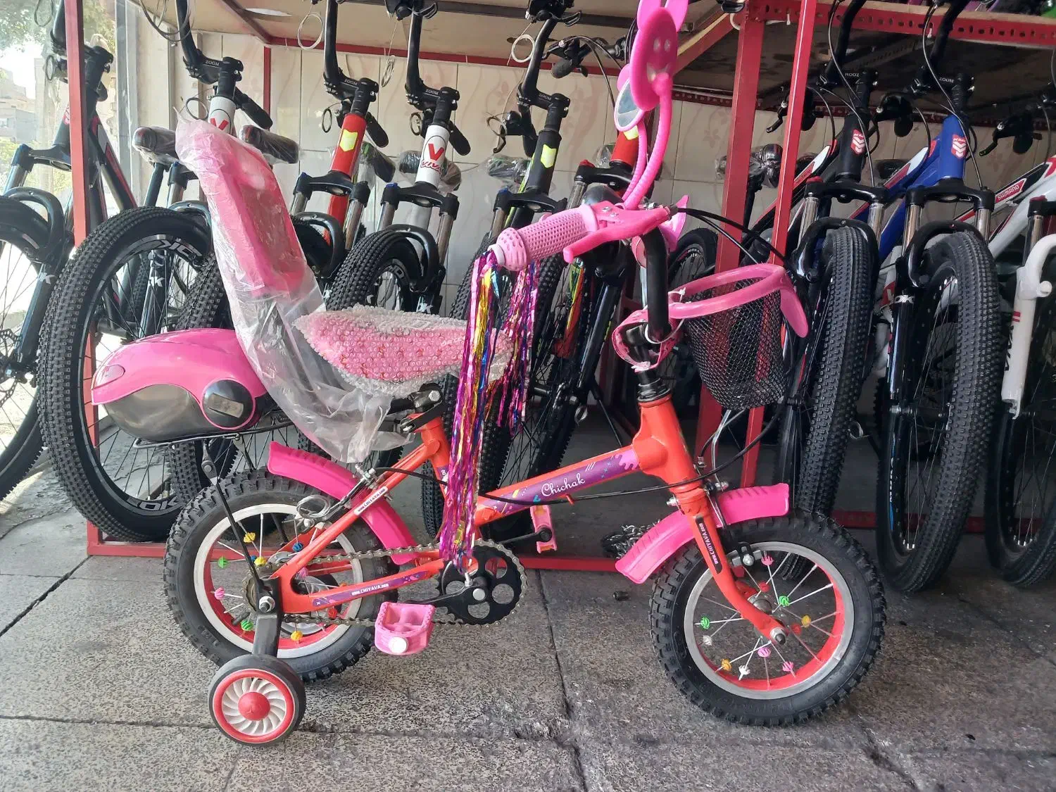 دوچرخه سایز ۱۲ دخترونه نو آکبند|دوچرخه، اسکیت، اسکوتر|قرچک, زیبا شهر|دیوار