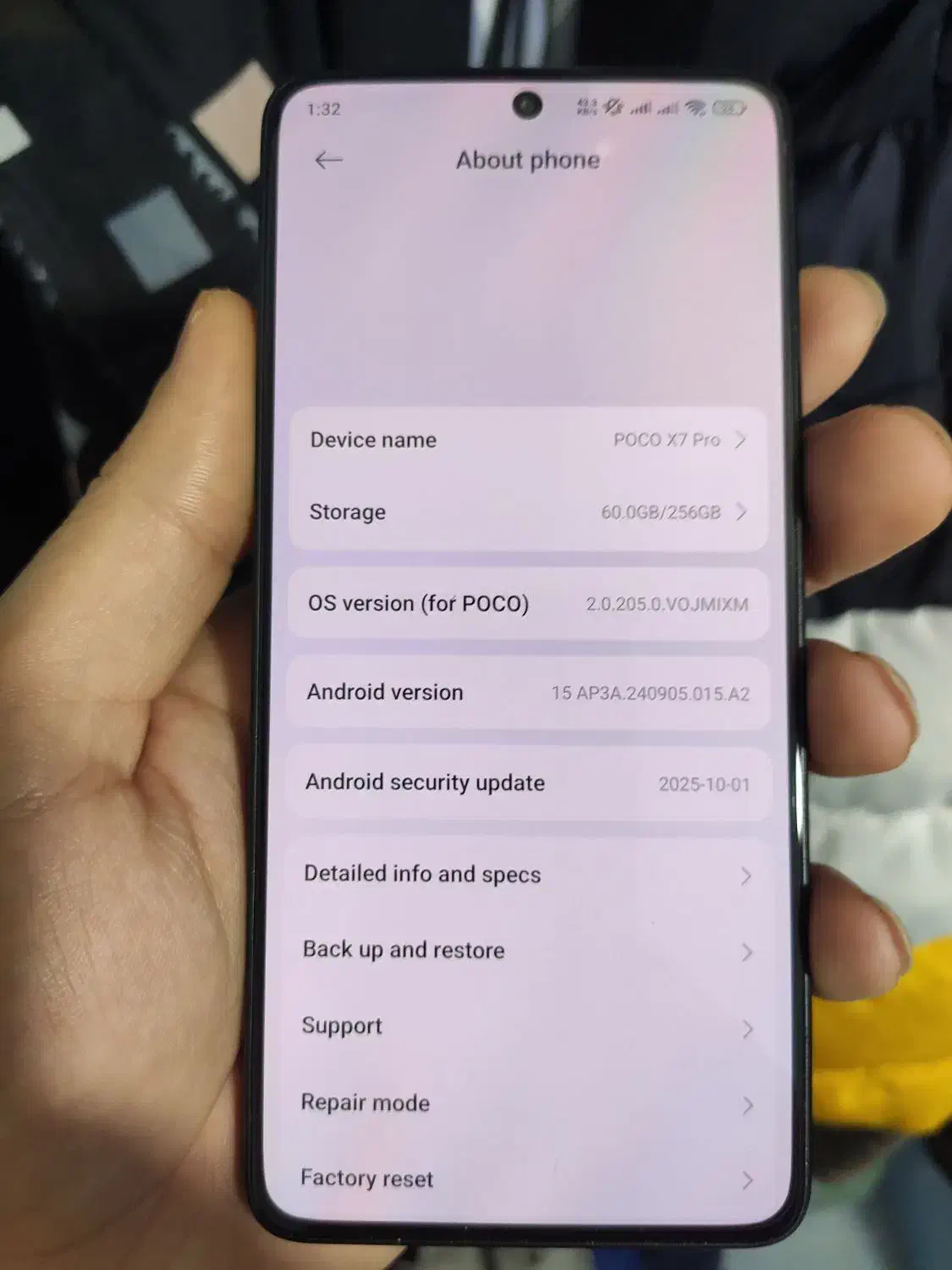 گوشی پوکو X7 Pro نو ۲۵۶ گیگابایت|موبایل|قم, بنیاد|دیوار