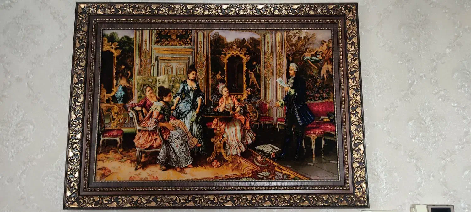 تابلو فرش دستباف|تابلو فرش|اندیشه, شهرک المهدی|دیوار