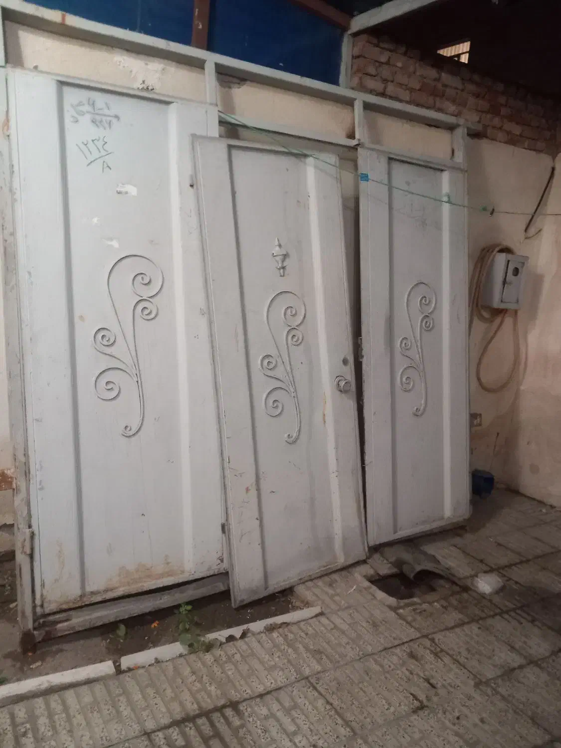 درب فلزی حیاط|مصالح و تجهیزات ساختمان|اردبیل, |دیوار