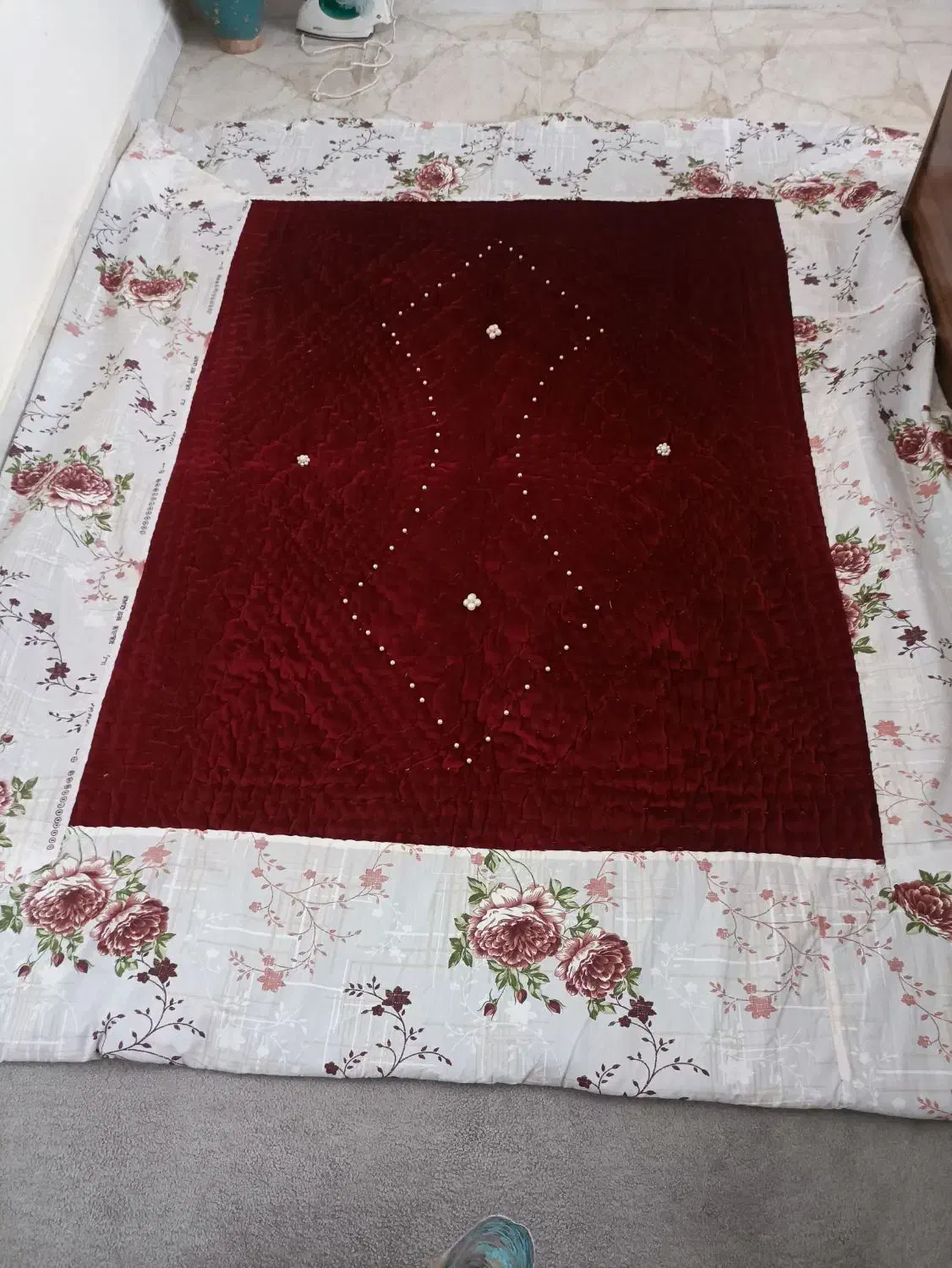 لحاف مخمل نو|رختخواب، بالش، پتو|محمدیه-قزوین, |دیوار