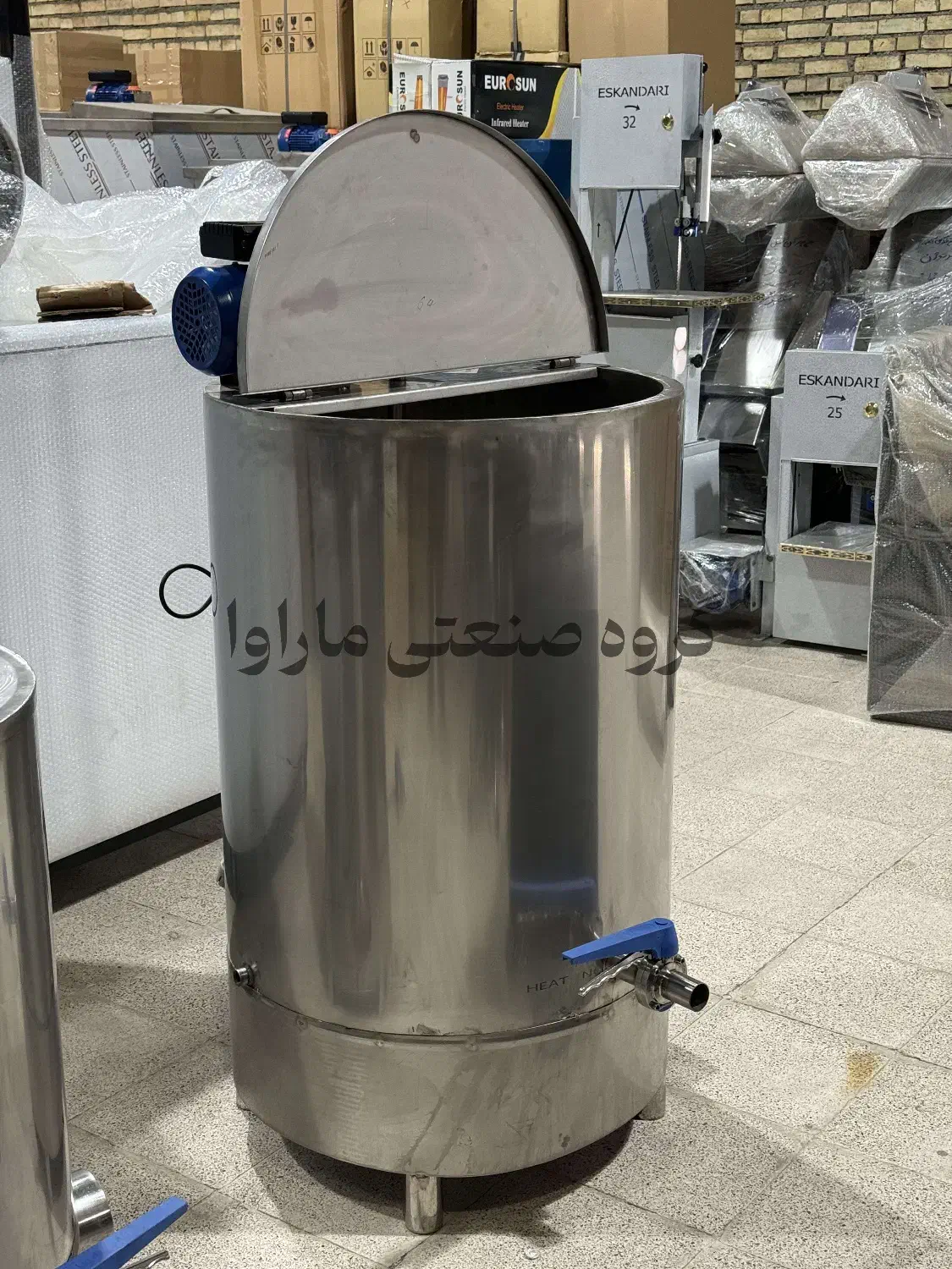 پاتیل دیگ پخت شیر گرم داغ کن پروسس تانک 100 حلیم|ظروف پخت‌وپز|تهران, بازار|دیوار