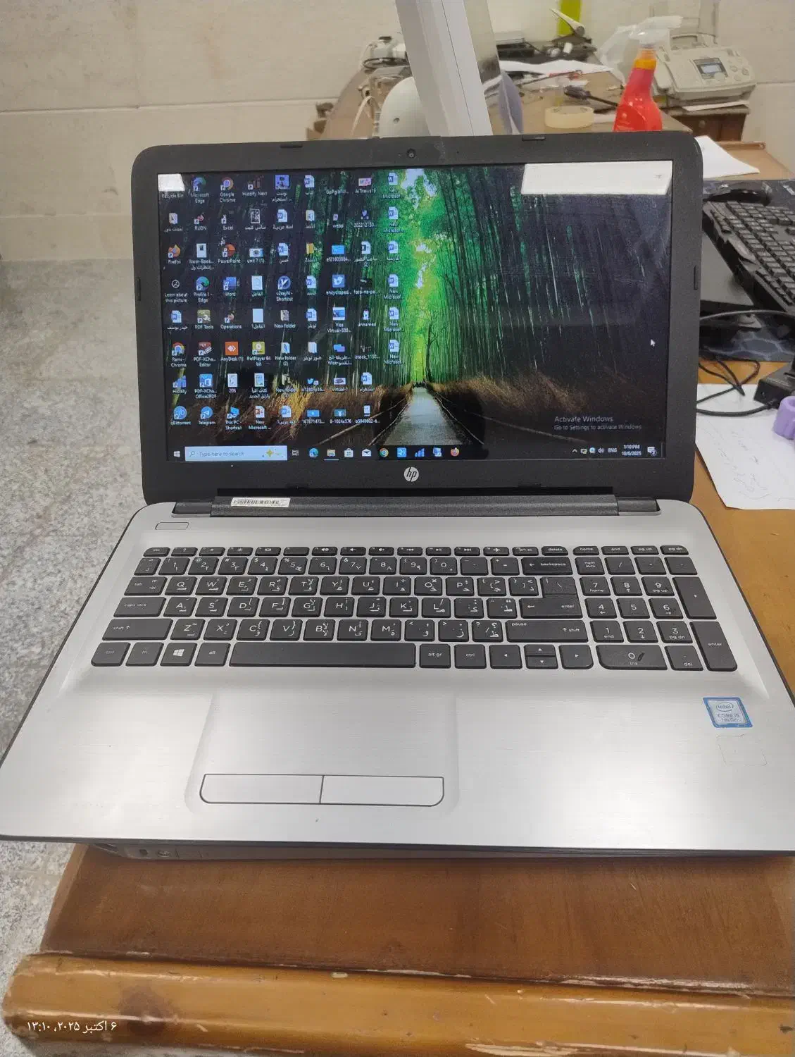 لپتاپ hp  کور i5 نسل 7 گرافیک ۲ گیگ|رایانه همراه|قم, شاه احمد قاسم|دیوار