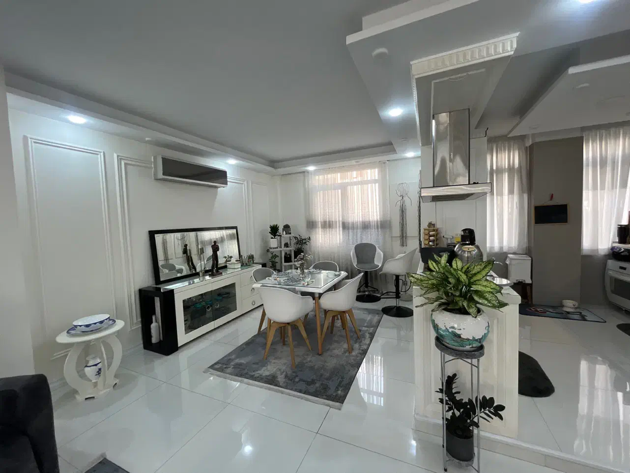 ۱۰۰متر تک واحدی جنت اباد دیزاین شده