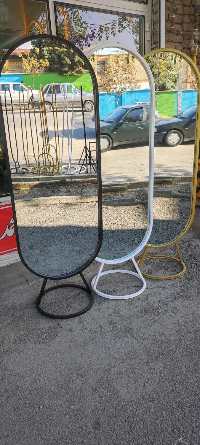 آینه پایه گرد و پایه مستطیل و...|آینه|ارومیه, |دیوار