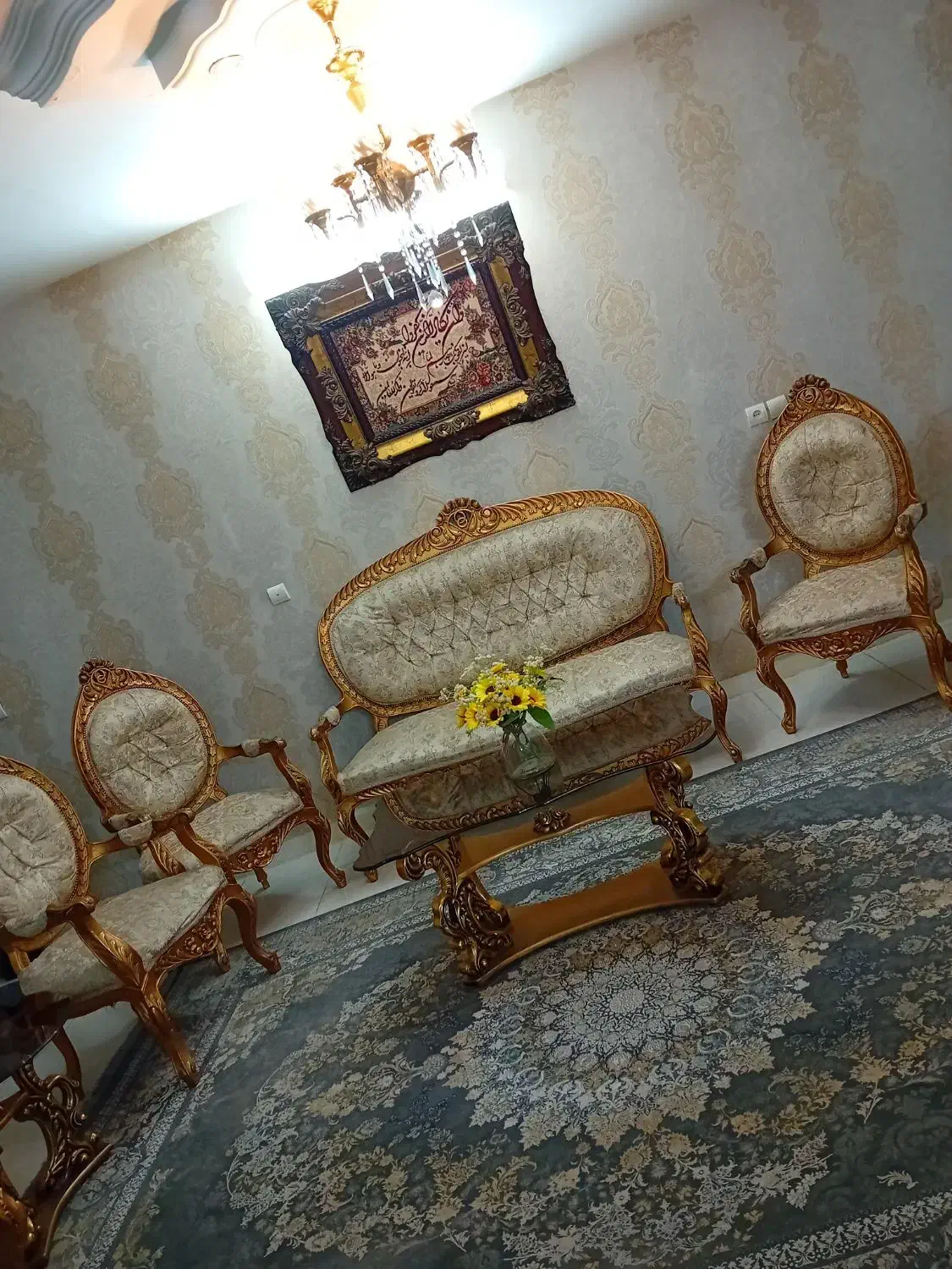 مبل سلطنتی|مبلمان خانگی و میز عسلی|ورامین, ورامین|دیوار