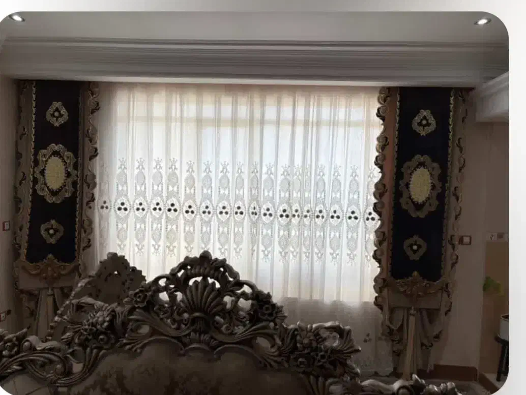 یالان پرده زیبا و سالم|پرده، رانر، رومیزی|بروجرد, |دیوار