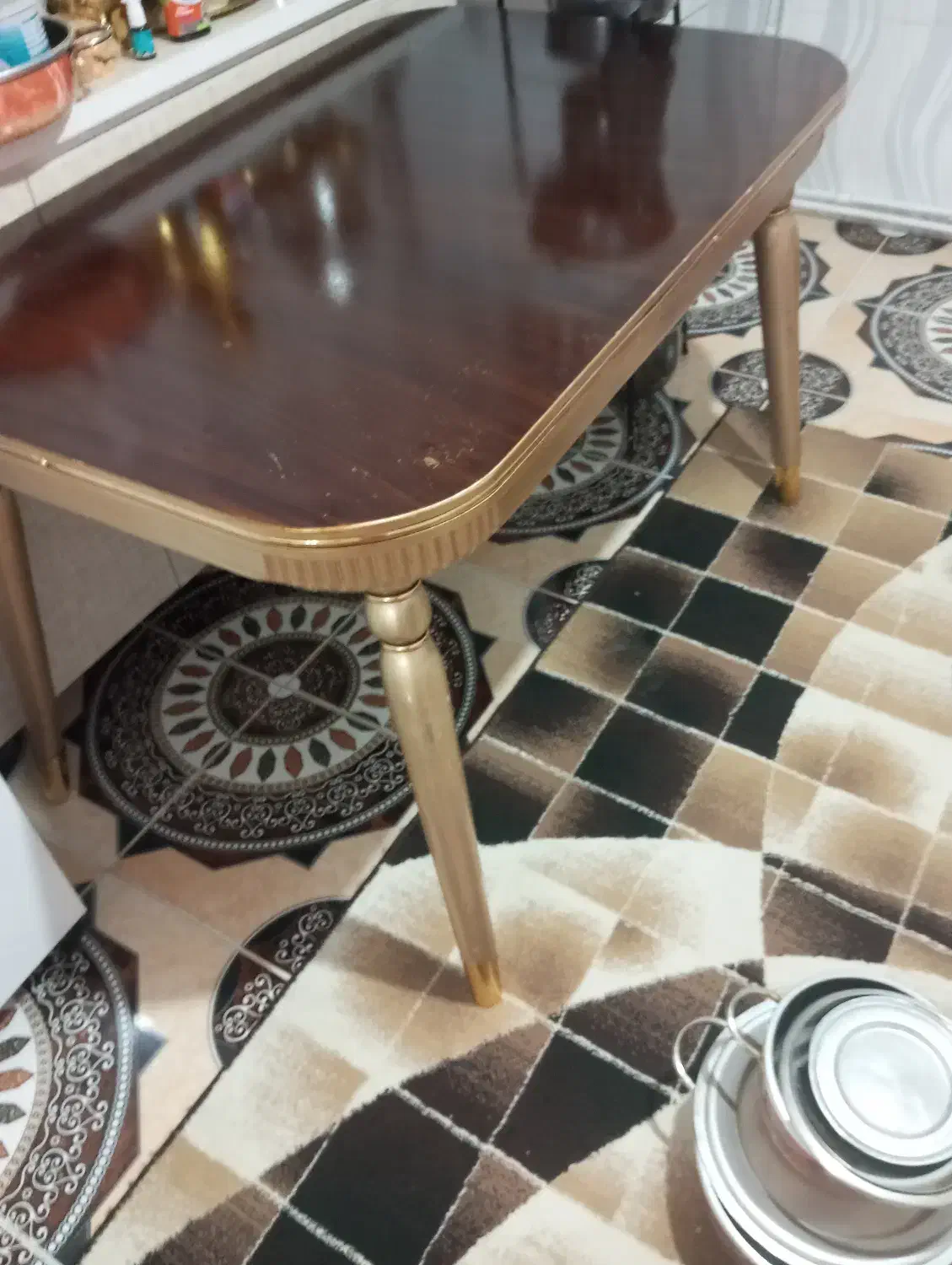 میز غذا خوری ۴نفرع|میز و صندلی غذاخوری|بناب, |دیوار