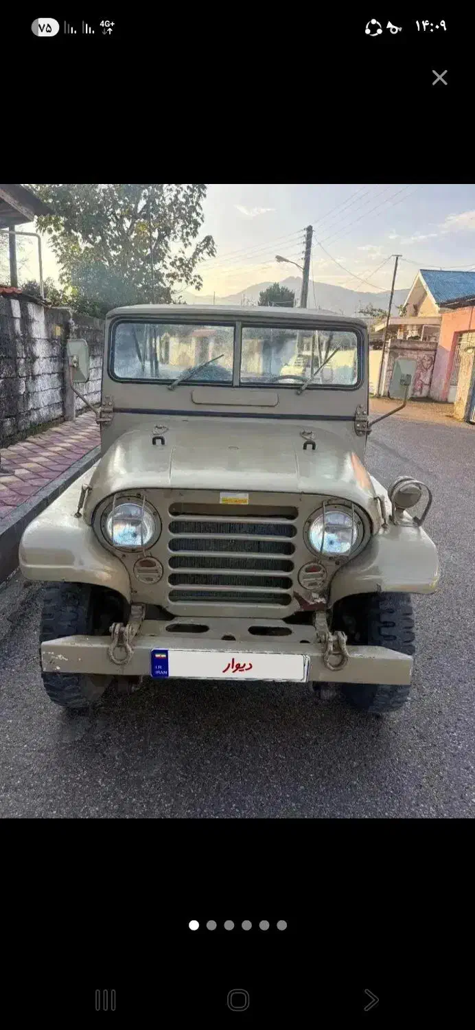 جیپ کاام ۱۳۶۲|خودرو کلاسیک|سلمان‌شهر, |دیوار