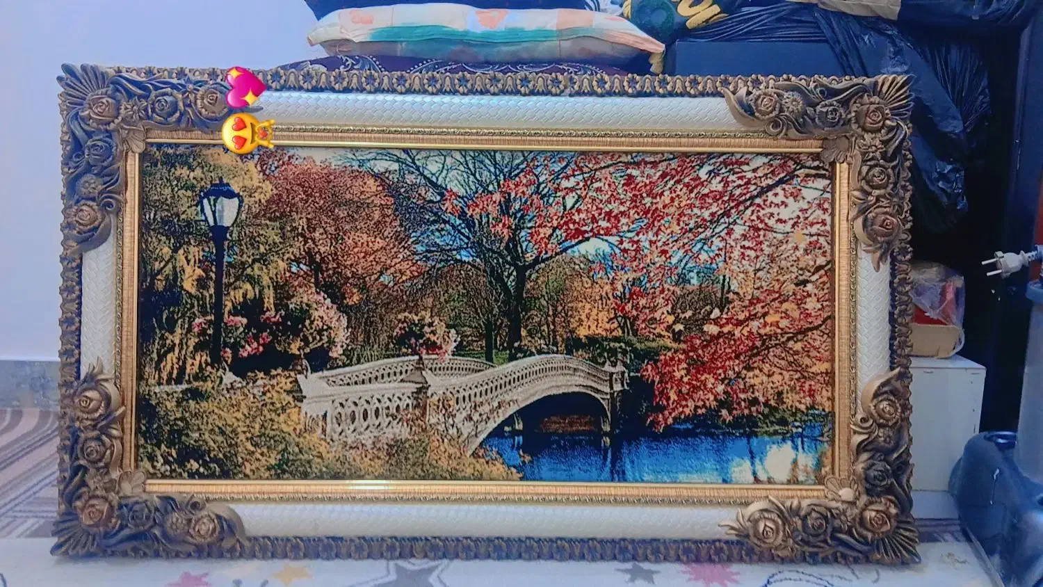 تابلو فرش|تابلو فرش|نیشابور, ده حلاج|دیوار