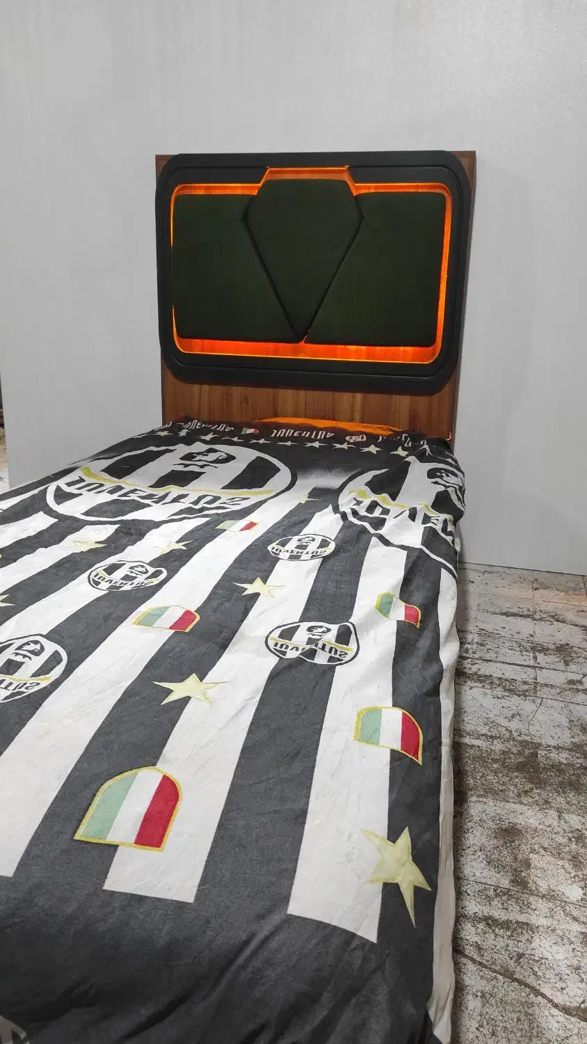 سرویس خواب یک نفره (مدل الماس)به همراه کفی|تخت و سرویس خواب|تهران, خلازیر|دیوار