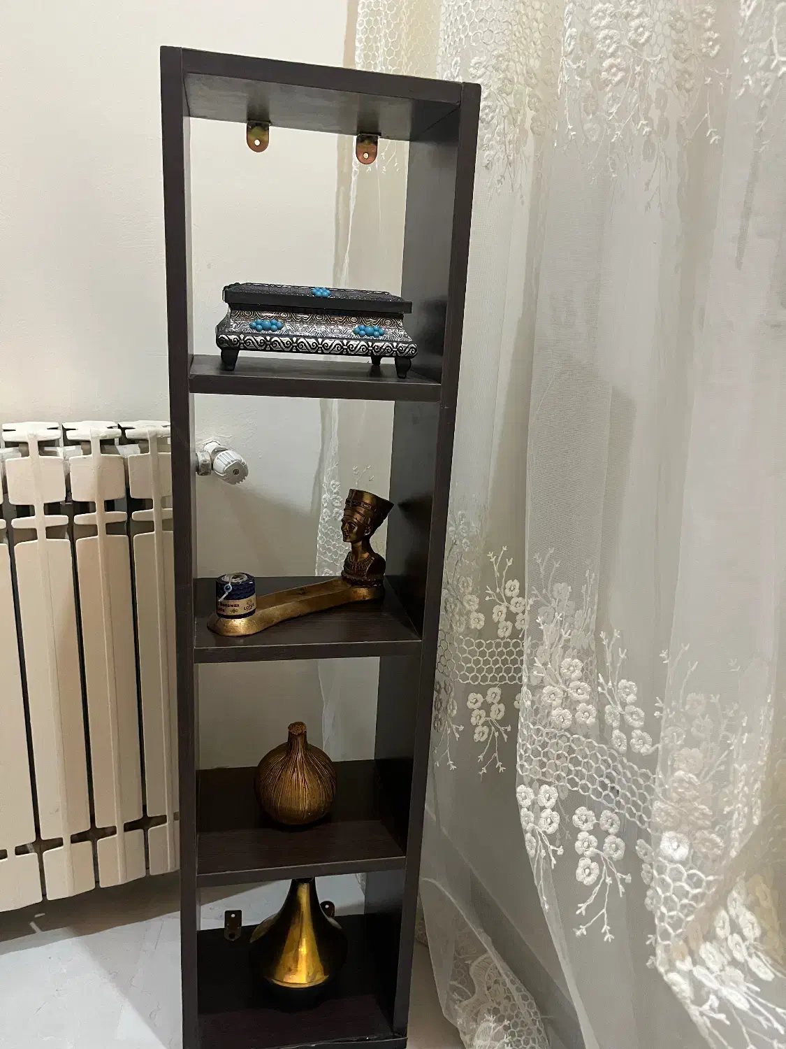 دو عدد شلف سفید کاملا نو|کتابخانه، شلف، قفسههای دیواری|تهران, جهاد|دیوار