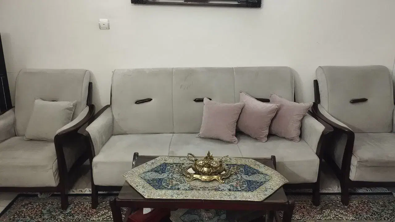 مبل نیم استیل راحتی|مبلمان خانگی و میز عسلی|تهران, امام زاده حسن|دیوار