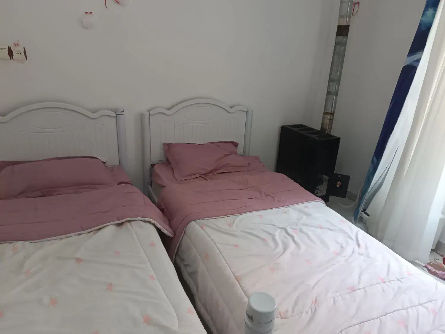 تخت دوطبقه بدون دشک|تخت و سرویس خواب|اسدآباد, |دیوار