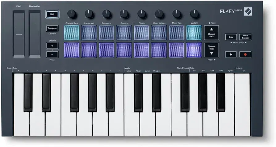 میدی کنترلر و کیبورد نویشن Novation FLkey Mini|پیانو، کیبورد، آکاردئون|تهران, تهراننو|دیوار