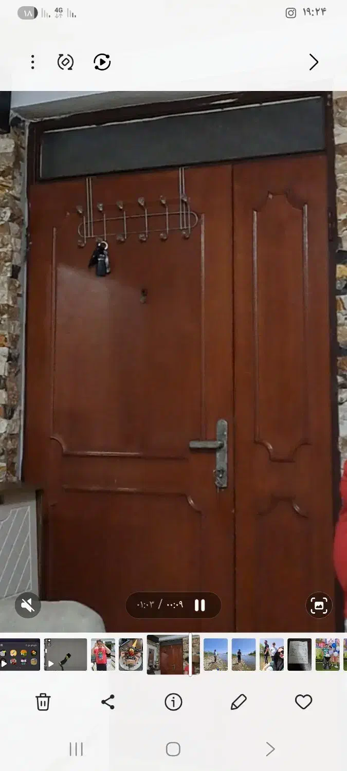 درب دو لنگه  در سایز ۸۰ ،۳۵،ارتفاع ۱۹۵|مصالح و تجهیزات ساختمان|بندر انزلی, جهانگانی|دیوار