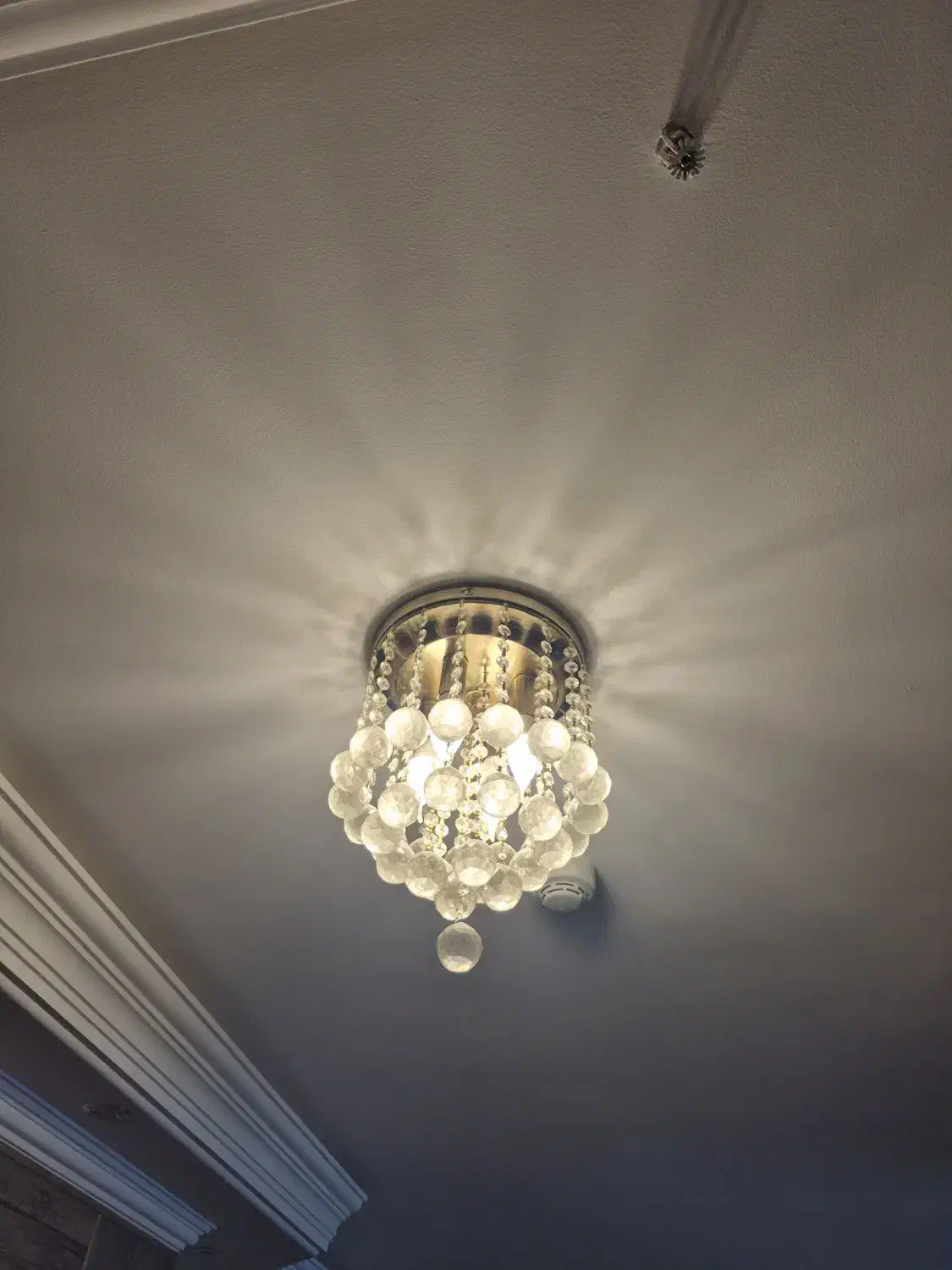 لوستر کریستالی|لوستر و چراغ آویز|اصفهان, برازنده|دیوار